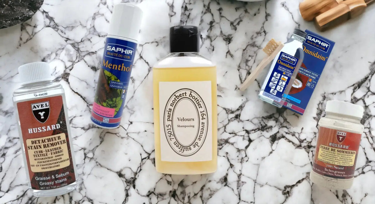 Produits pour nettoyer et d tacher les chaussures daim Norbert