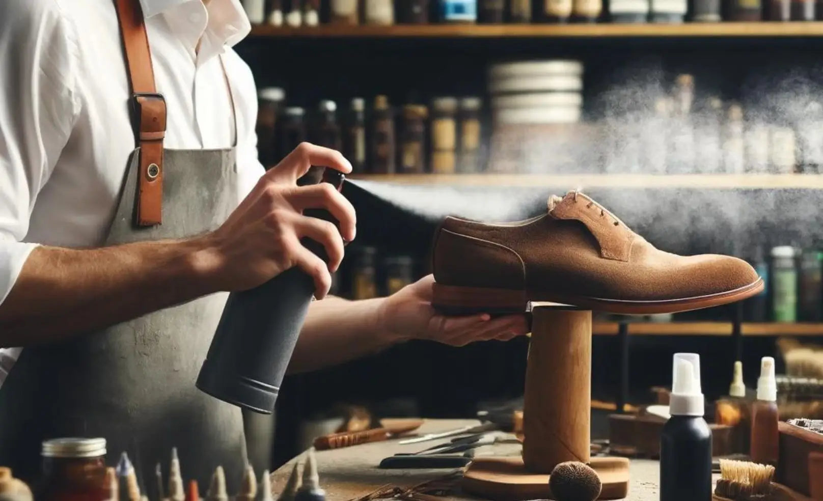 Recolorer chaussures daim et nubuck