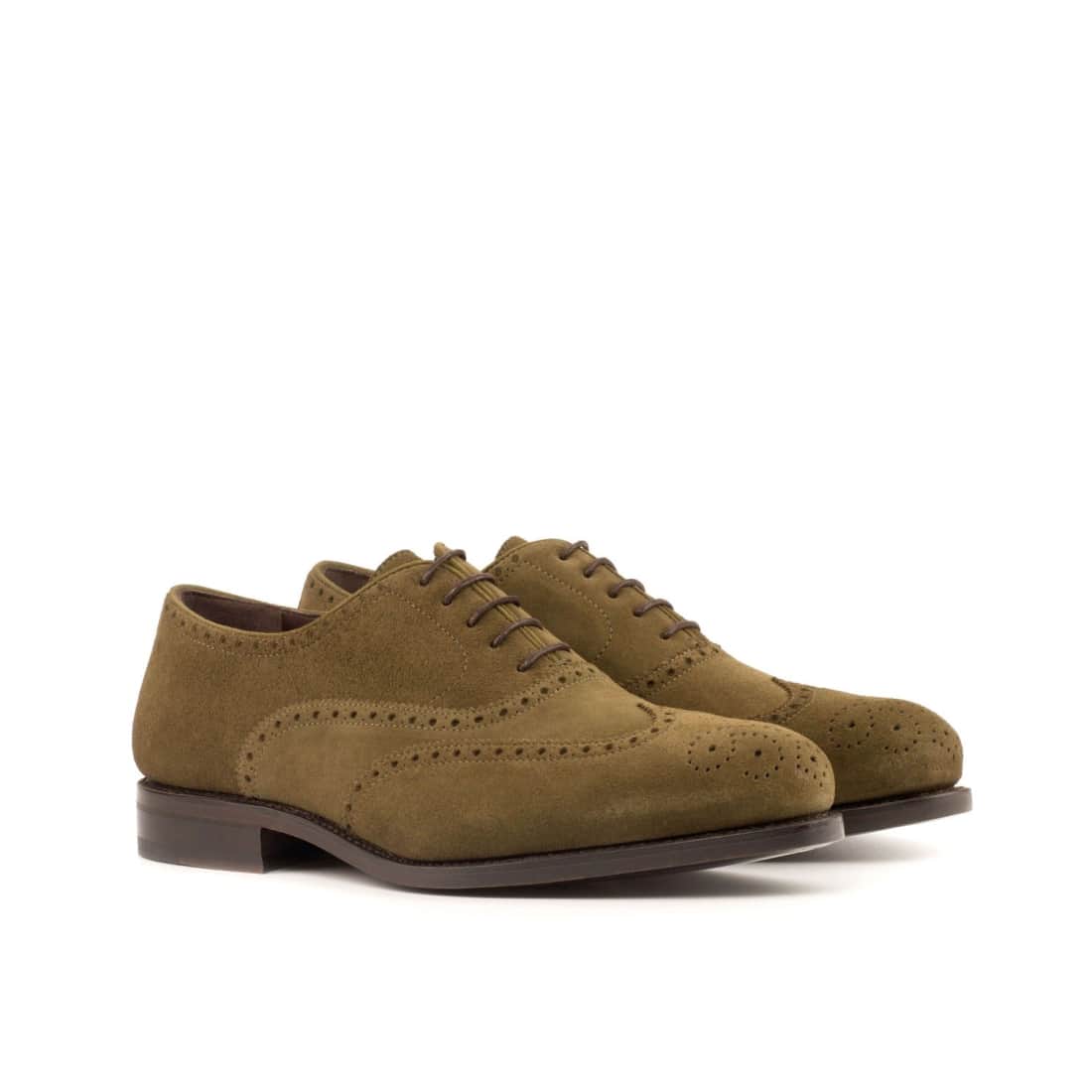 Daim Marron Chaussures Brogues Homme Brogues Chaussures Derby Daim