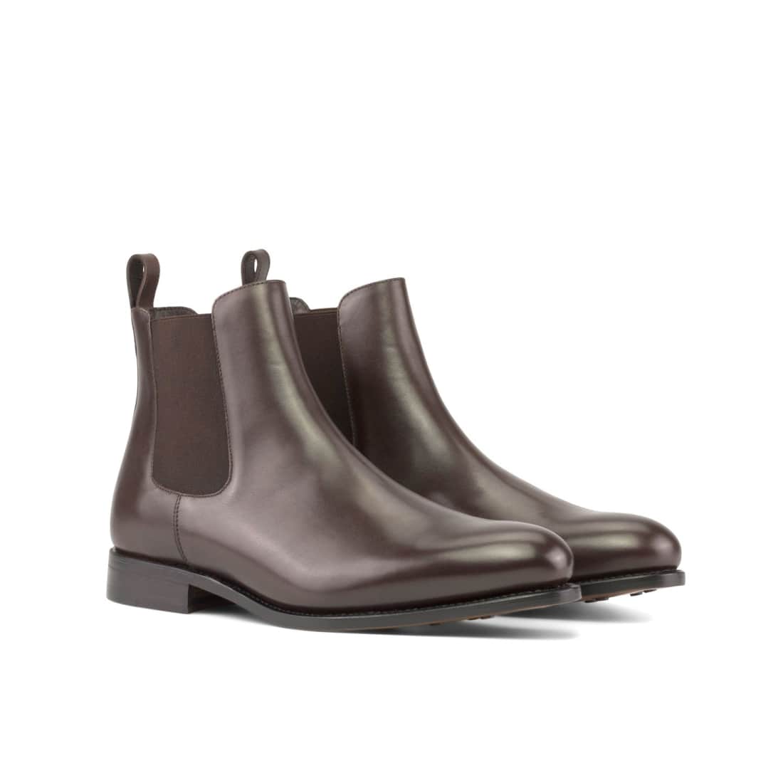 Cheslea Boots en cuir marron foncé - Chaussures