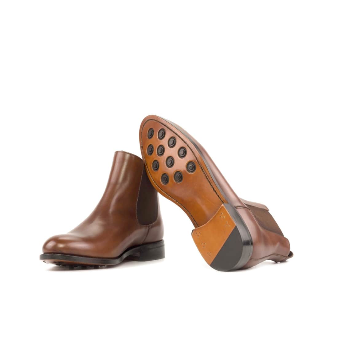 Cheslea Boots en cuir marron moyen - Chaussures