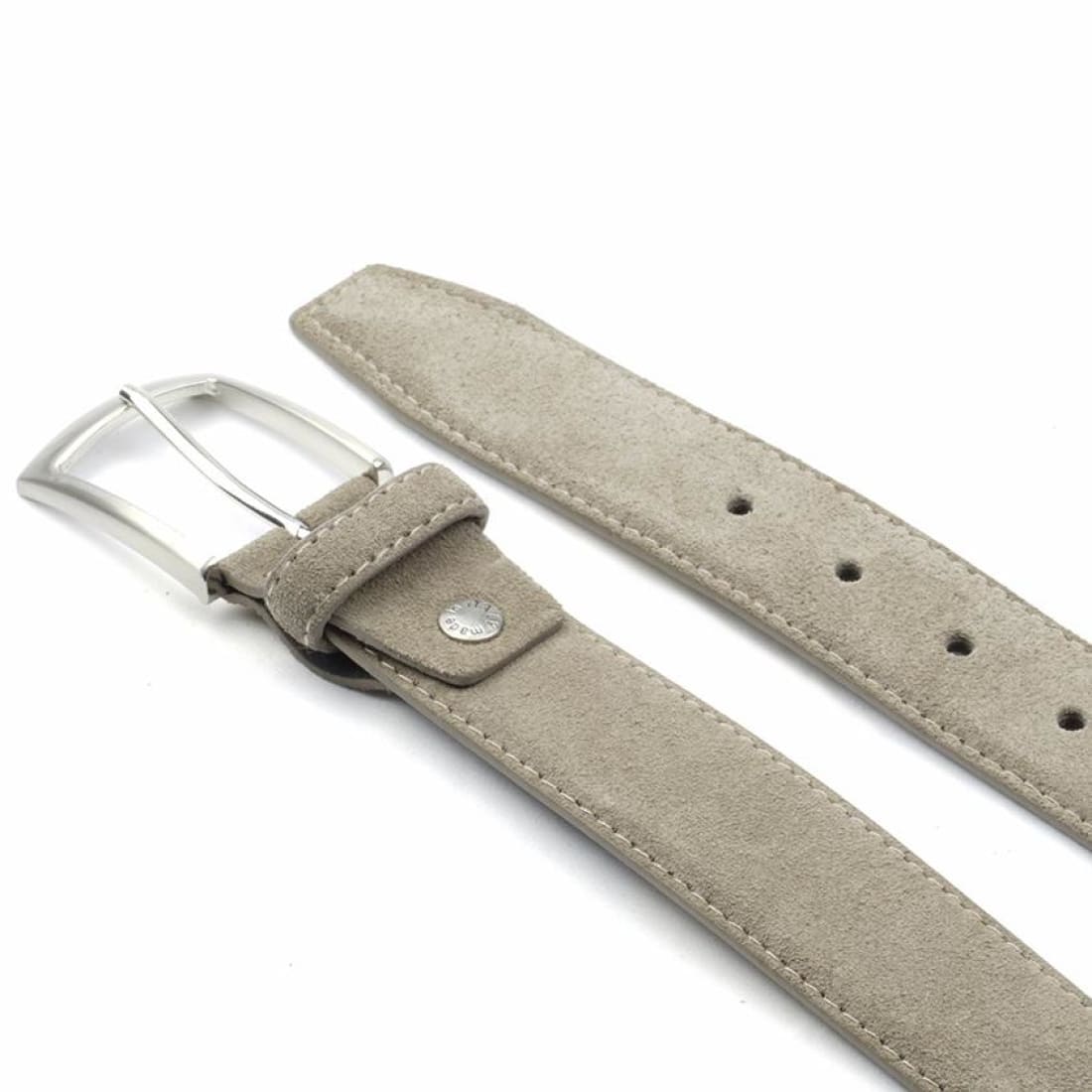 Ceinture Daim Gris 35 mm-Ceintures-Norbert Bottier