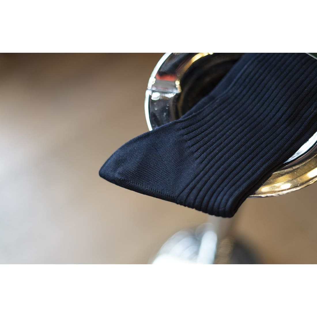 Chaussettes en fil d'Écosse Bleu Marine - Norbert Bottier