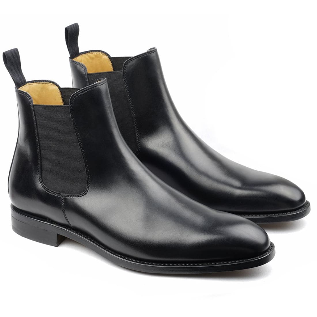 Chelsea Boots Cuir Noir Dainite-Chaussures-Norbert Bottier