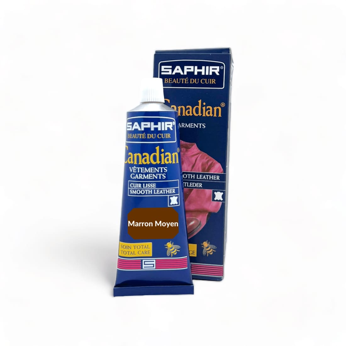 Cirage Canadian Marron Moyen - Saphir - 75 ml - Accessoires