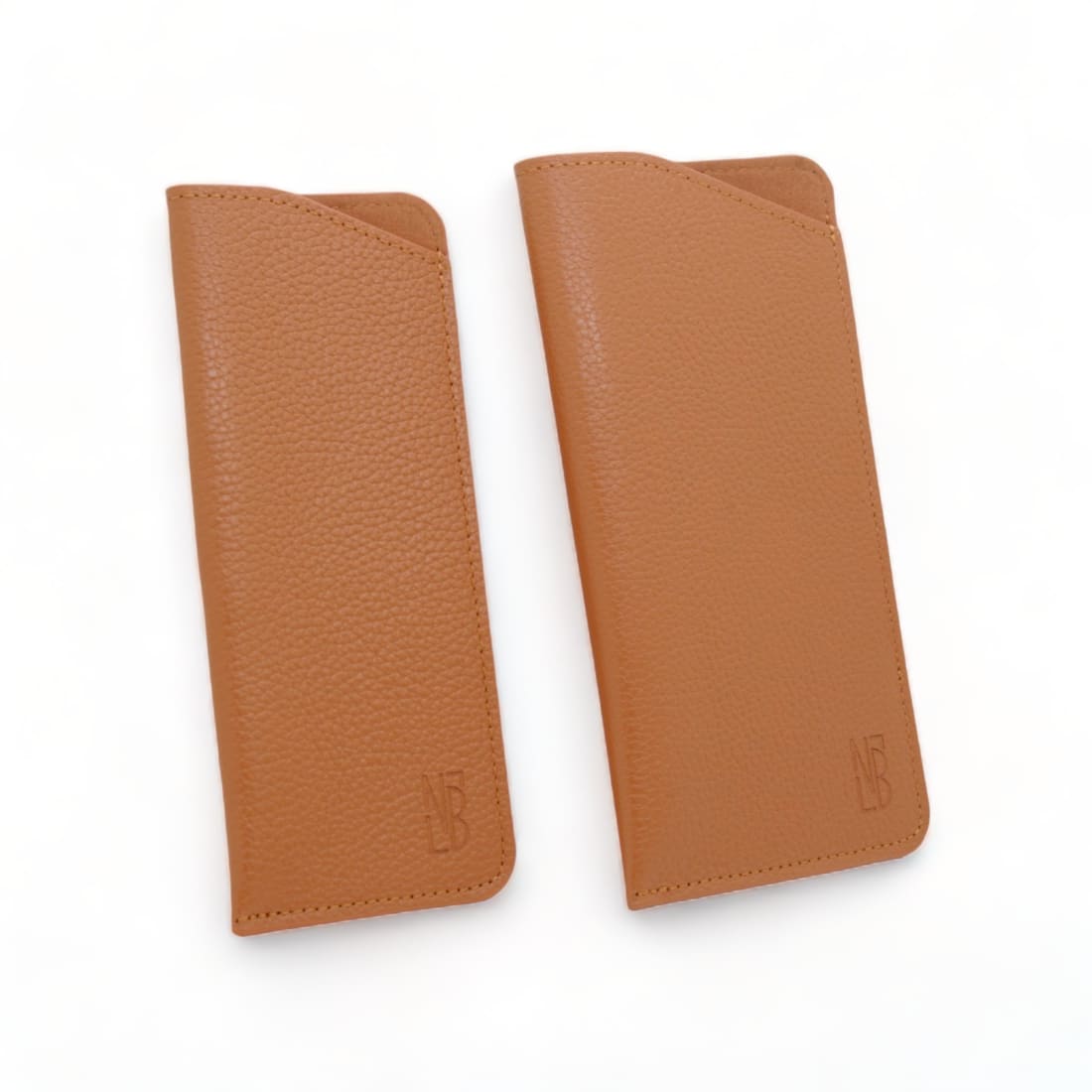 Étui à lunettes en cuir grainé Gold - Accessoires