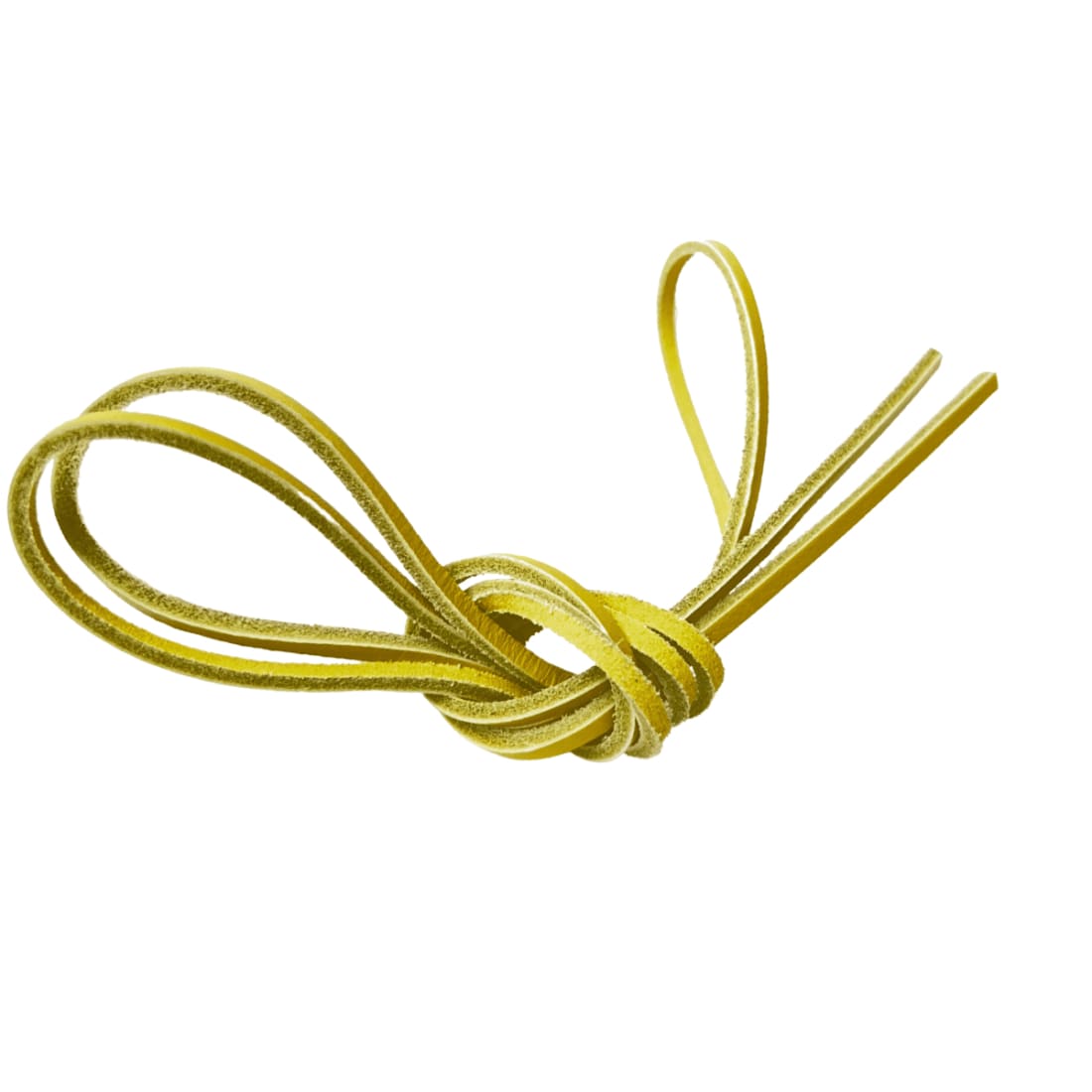 Lacets Cuir Plat Jaune pour chaussures bateau 120 cm Norbert Bottier