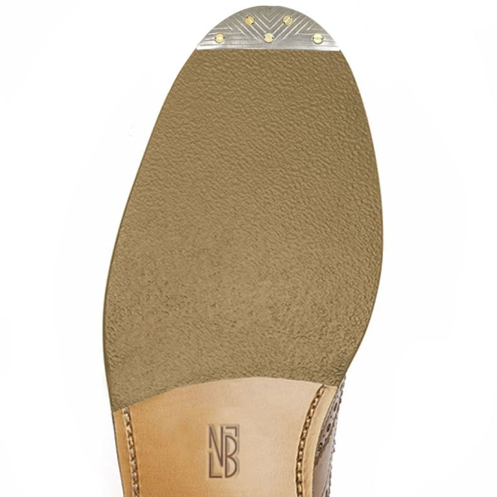 Pose de patins avec fers encastrés - Caramel / Classique -