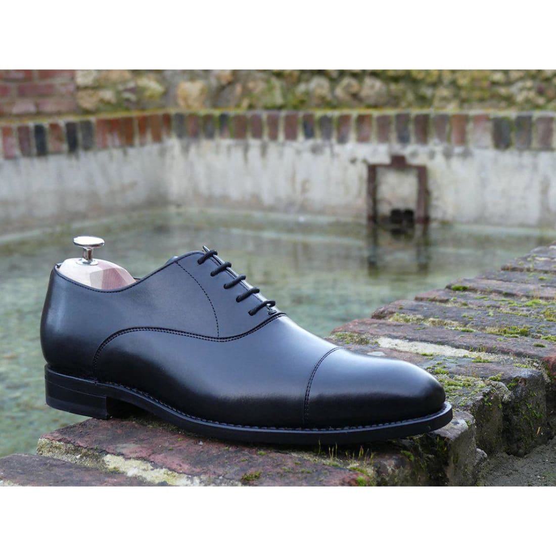 Richmond Cuir Noir-Chaussures-Norbert Bottier