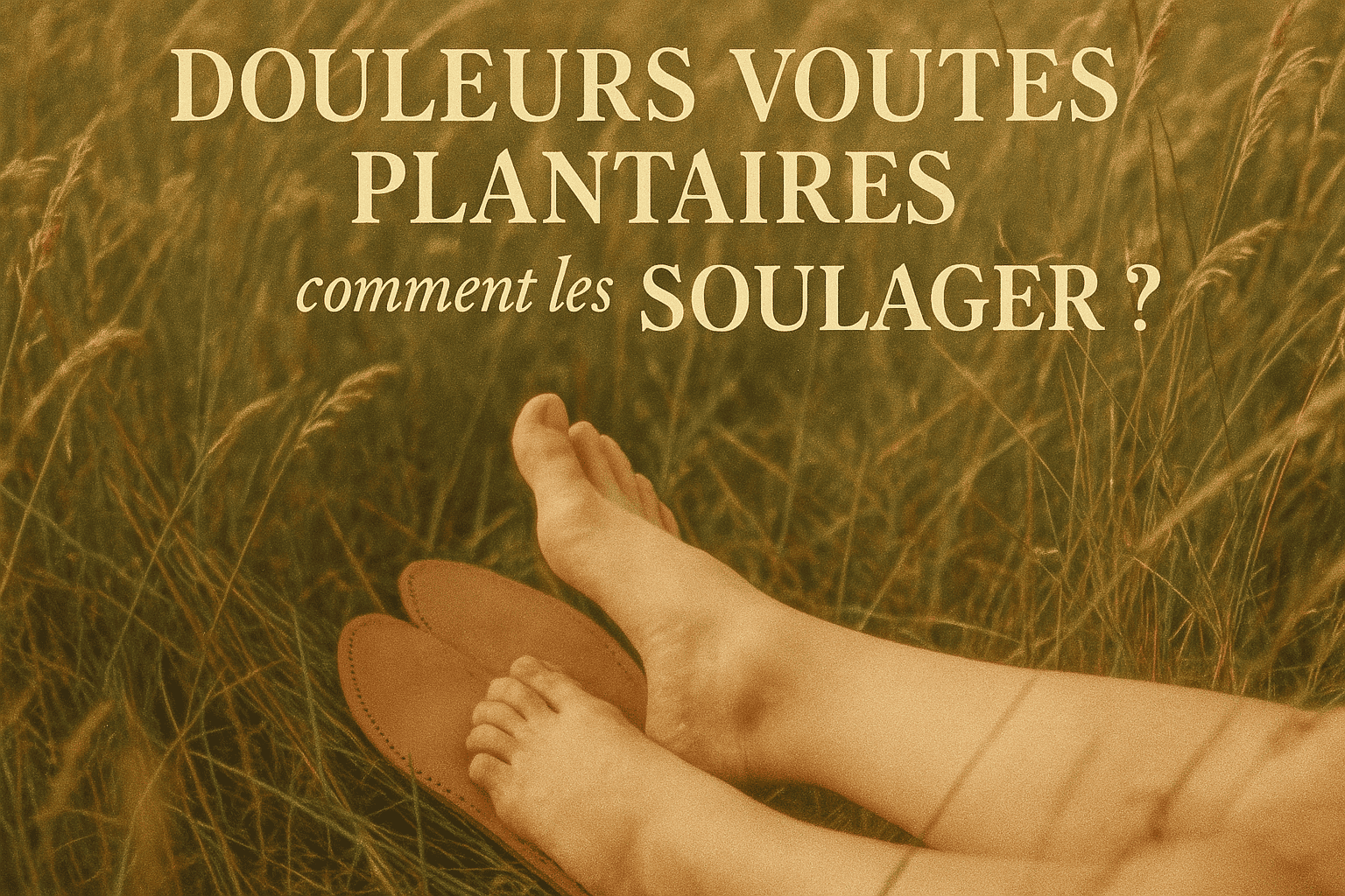 Douleurs voutes plantaires, comment les soulager ?