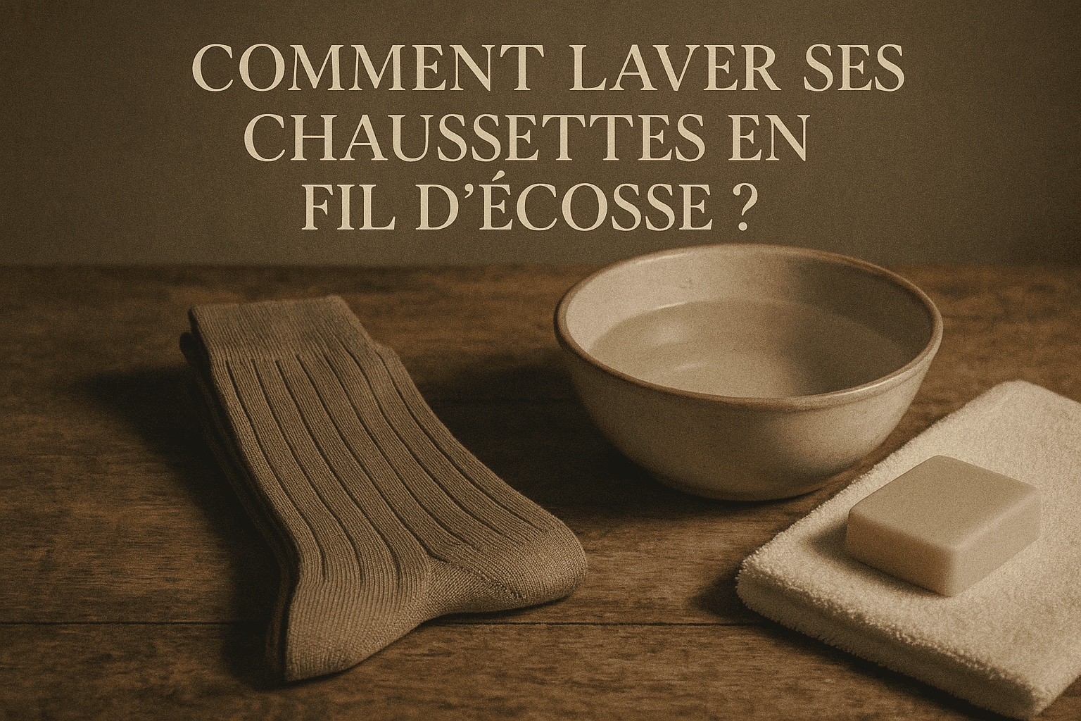 Comment laver ses chaussettes en fil d’écosse ?