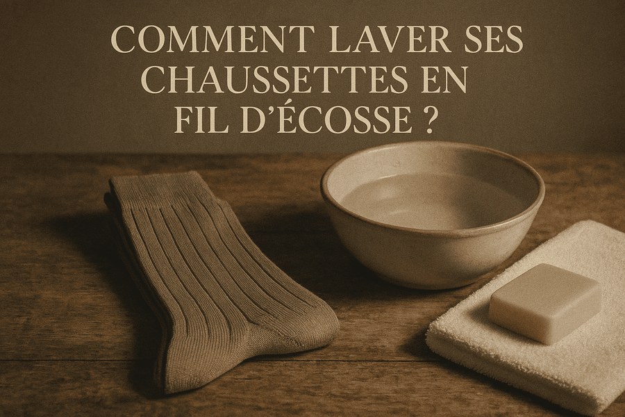 Comment laver ses chaussettes en fil d’écosse ?