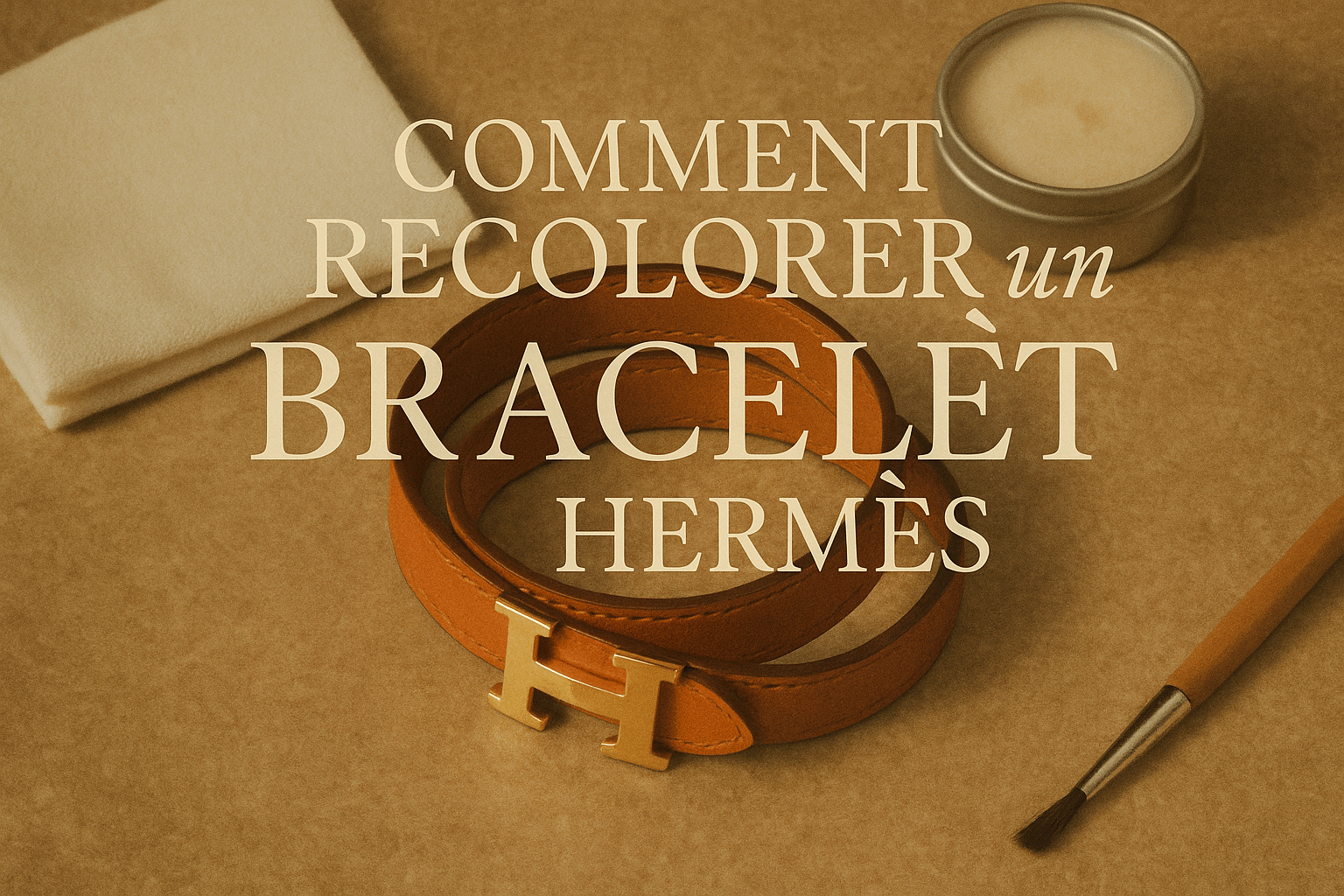 Recoloration de bracelet Hermès : redonnez vie à vos cuirs iconiques