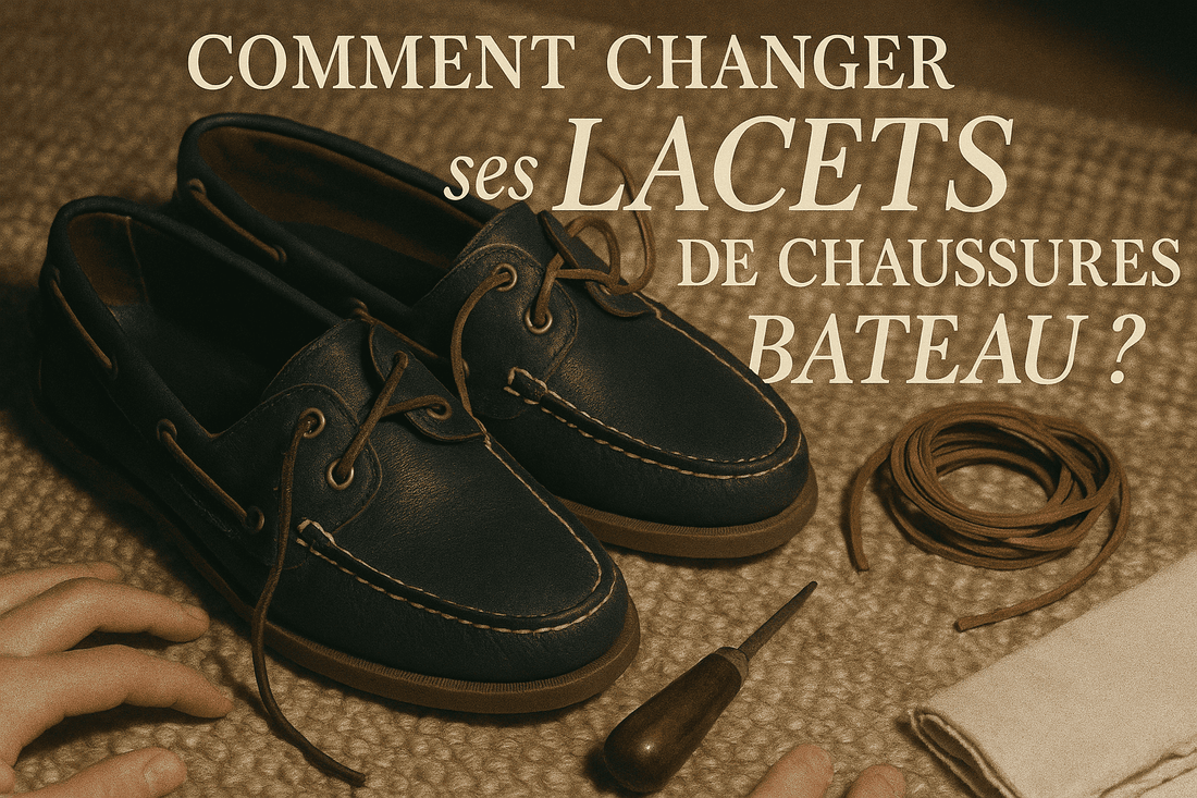 Comment changer ses lacets de chaussures bateau ?