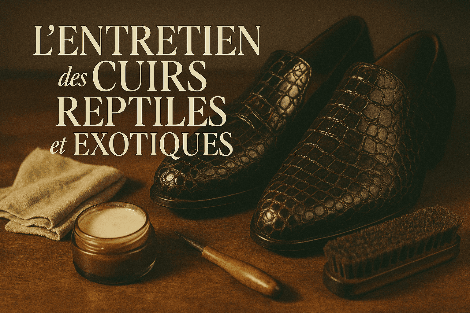 L'entretien des cuirs reptiles et exotiques : Guide complet