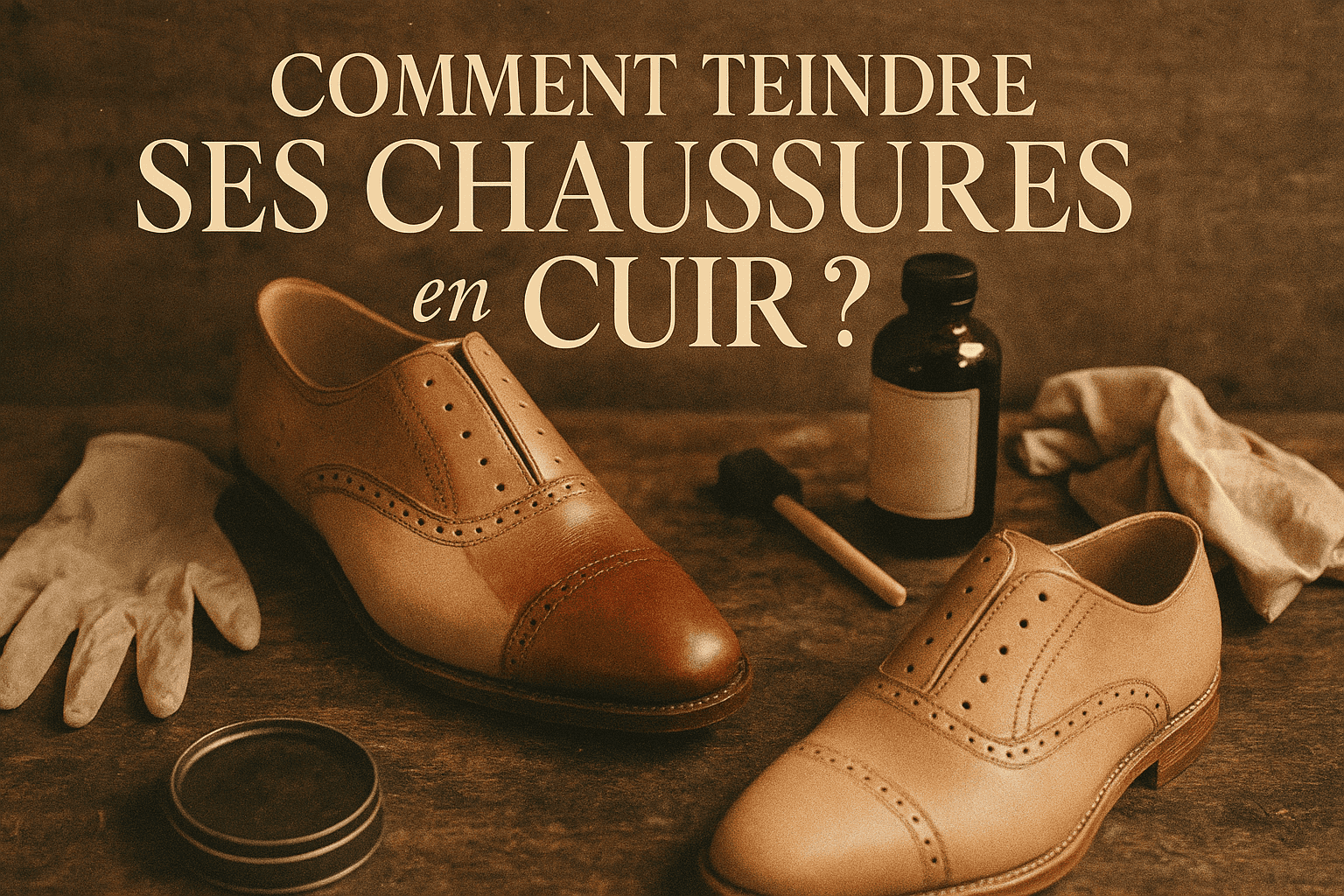 Comment Teindre Des Chaussures En Daim