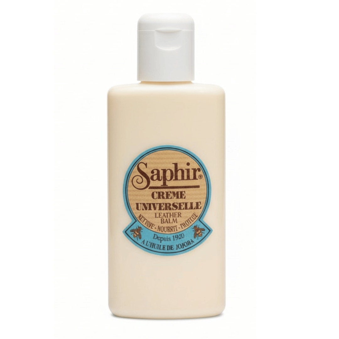 Crème universelle Saphir : lait nettoyant cuir 150 ml, 500 ml et 1 litre