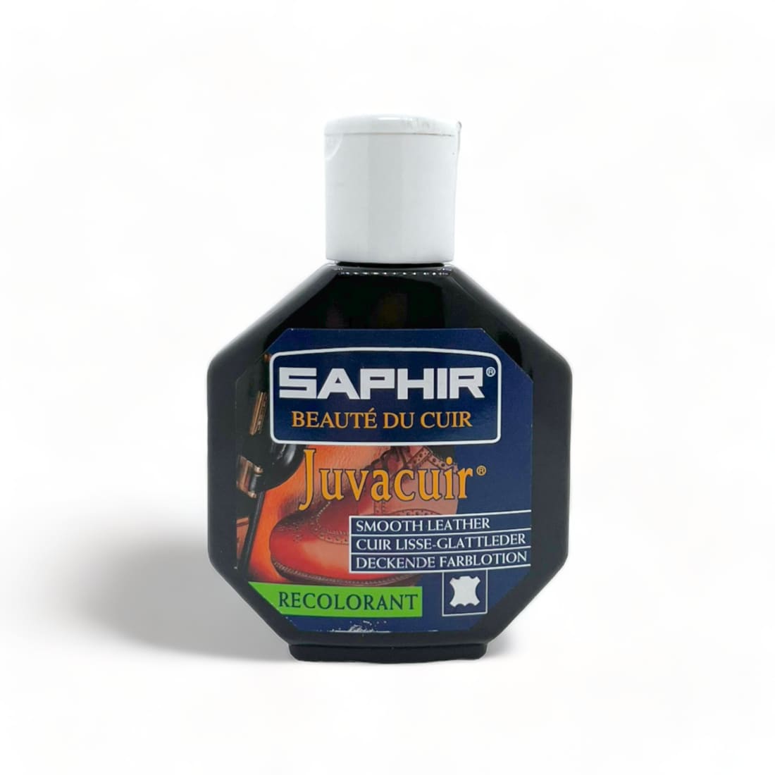 Juvacuir Saphir : cirage recolorant cuir, 18 coloris