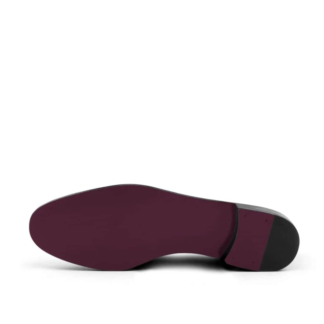 Mocassin Double Boucle en cuir marron foncé – vue 4