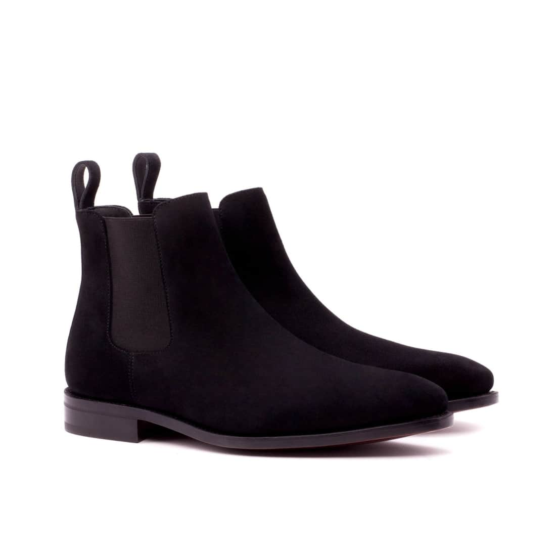 Cheslea Boots en daim noir - Chaussures