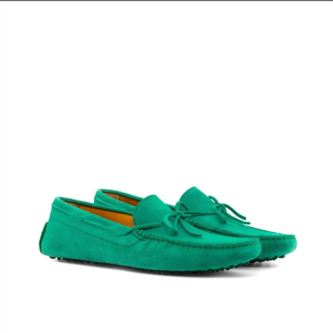 Mocassin Driver en daim vert - Chaussures