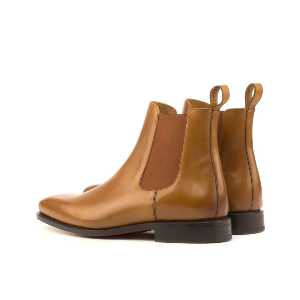 Cheslea Boots en cuir marron clair – vue 3
