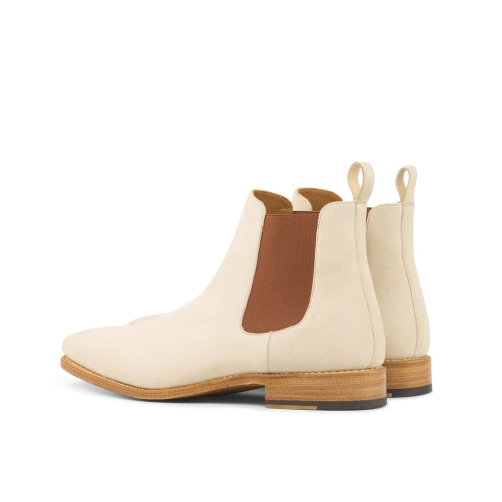 Cheslea Boots en daim ivoire – vue 3