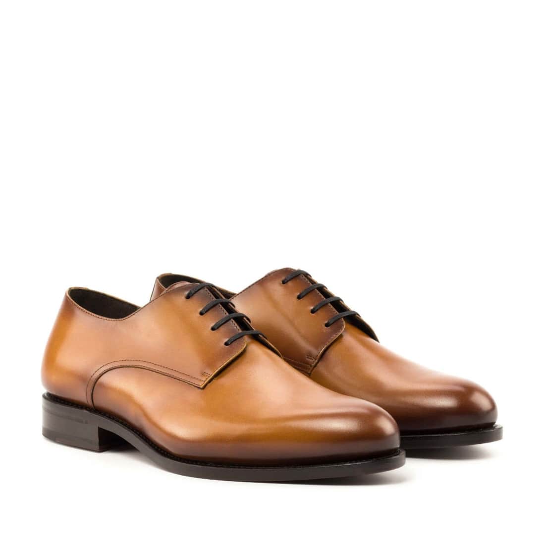 Derbie Blucher en cuir noir - Chaussures