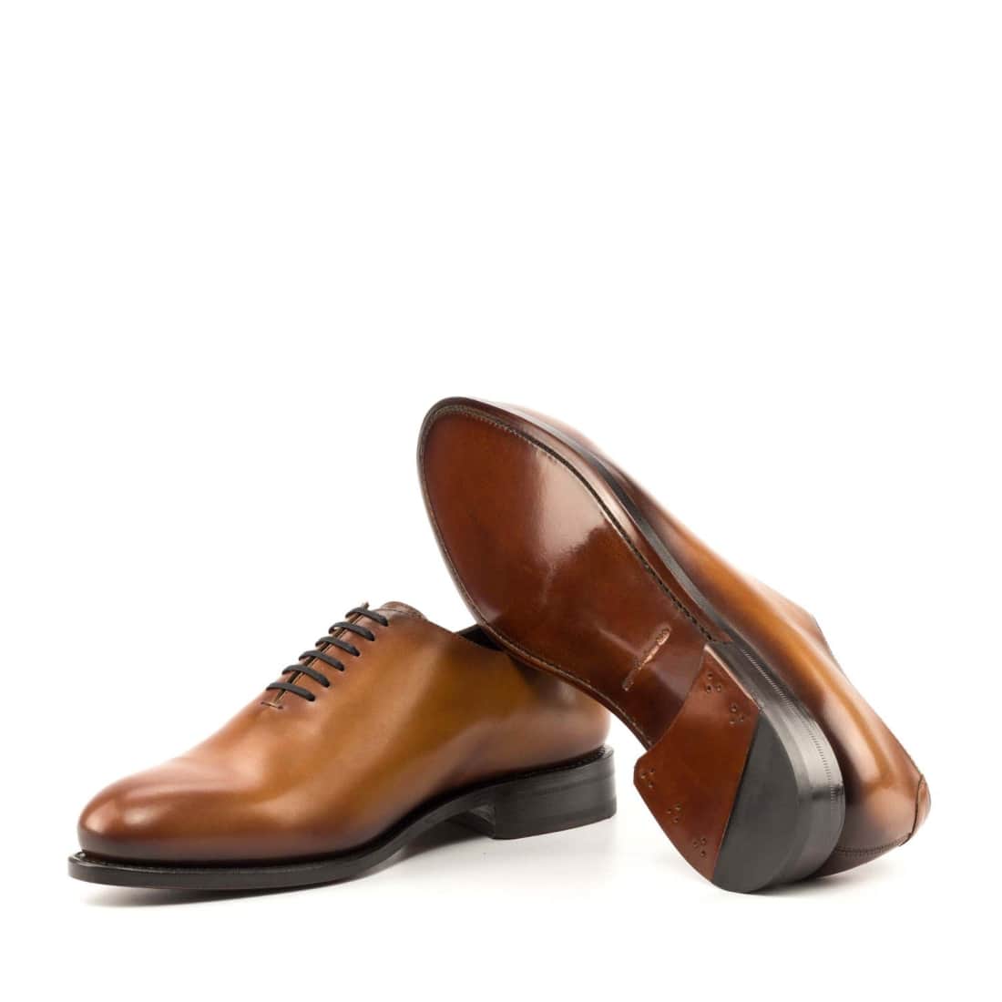 One Cut en cuir marron clair – vue 2