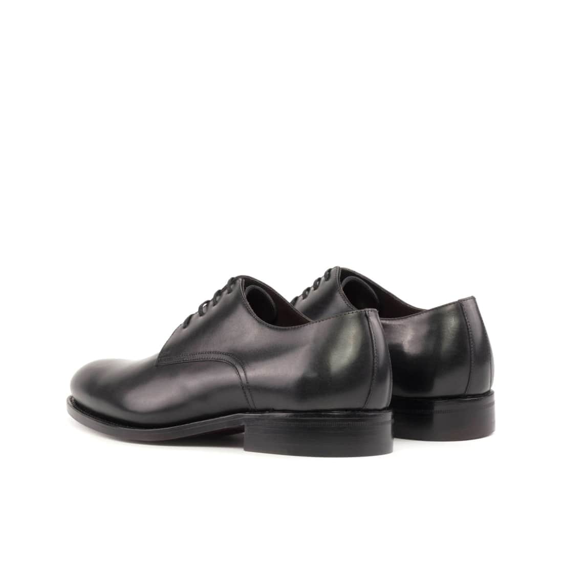 Derbie Blucher en cuir noir – vue 3
