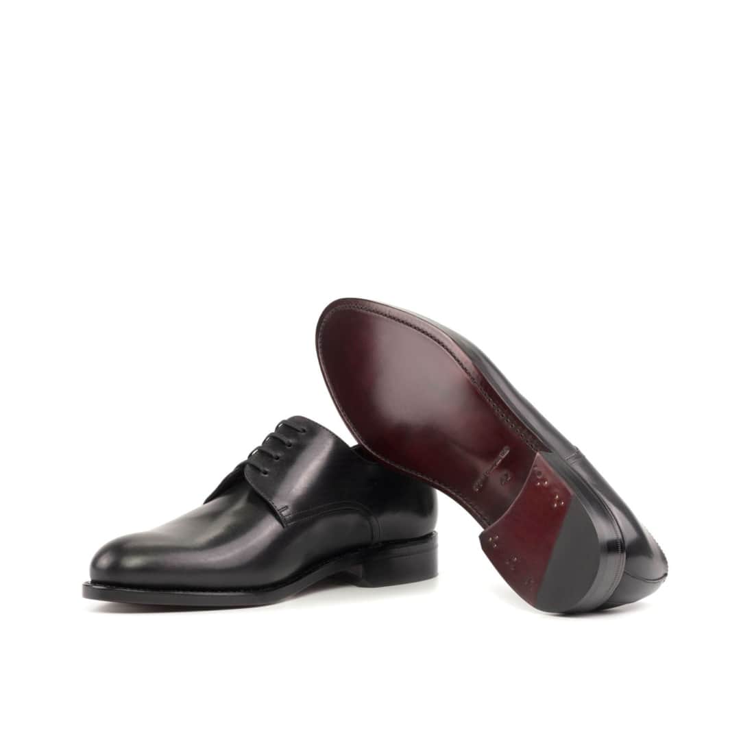 Derbie Blucher en cuir noir – vue 2