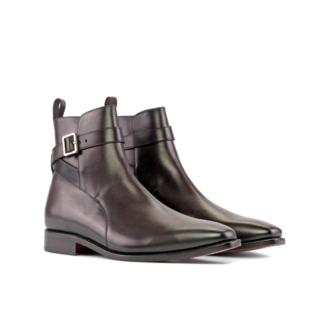 Bottines Jodhpur en cuir marron foncé