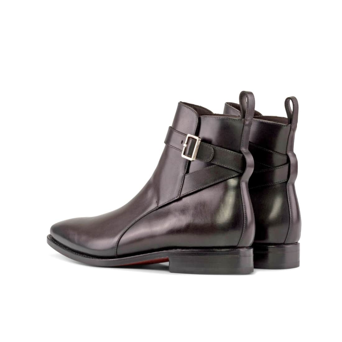 Bottines Jodhpur en cuir marron foncé - Chaussures