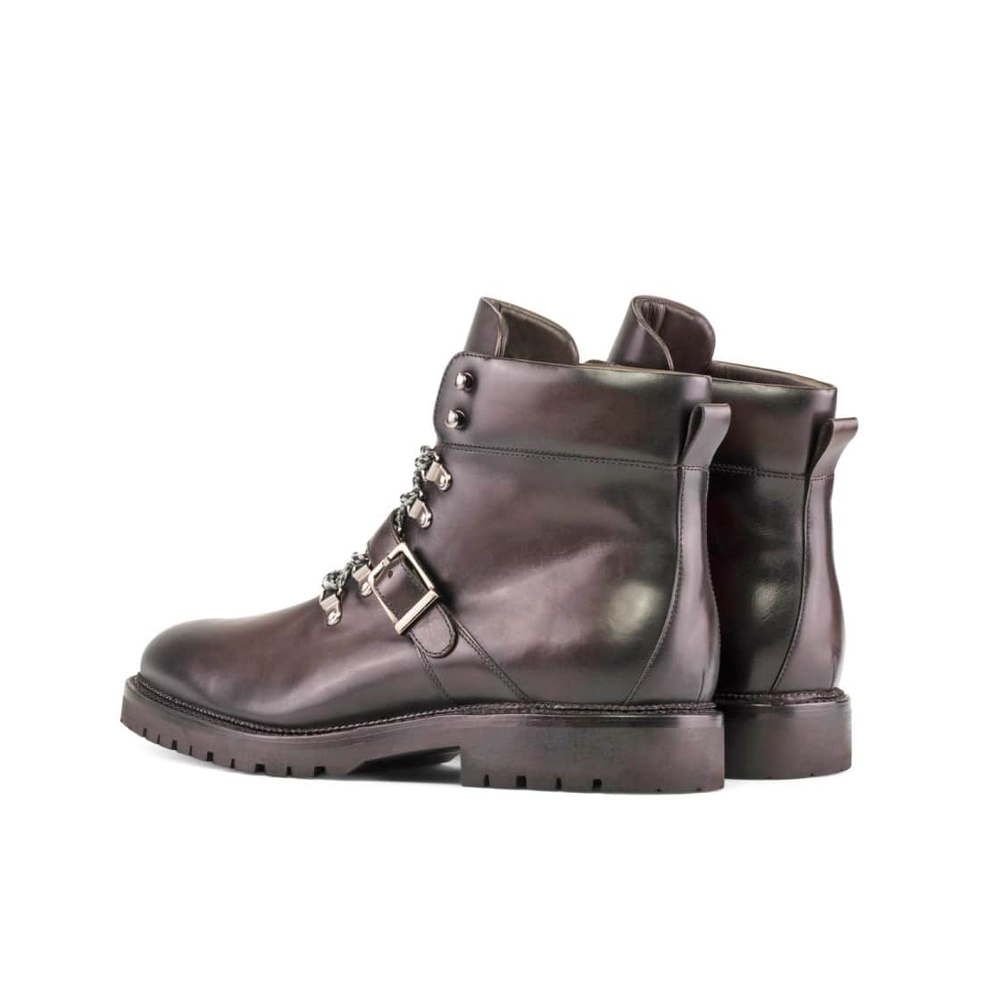 Hiking Boots en cuir marron foncé - Semelles Commando