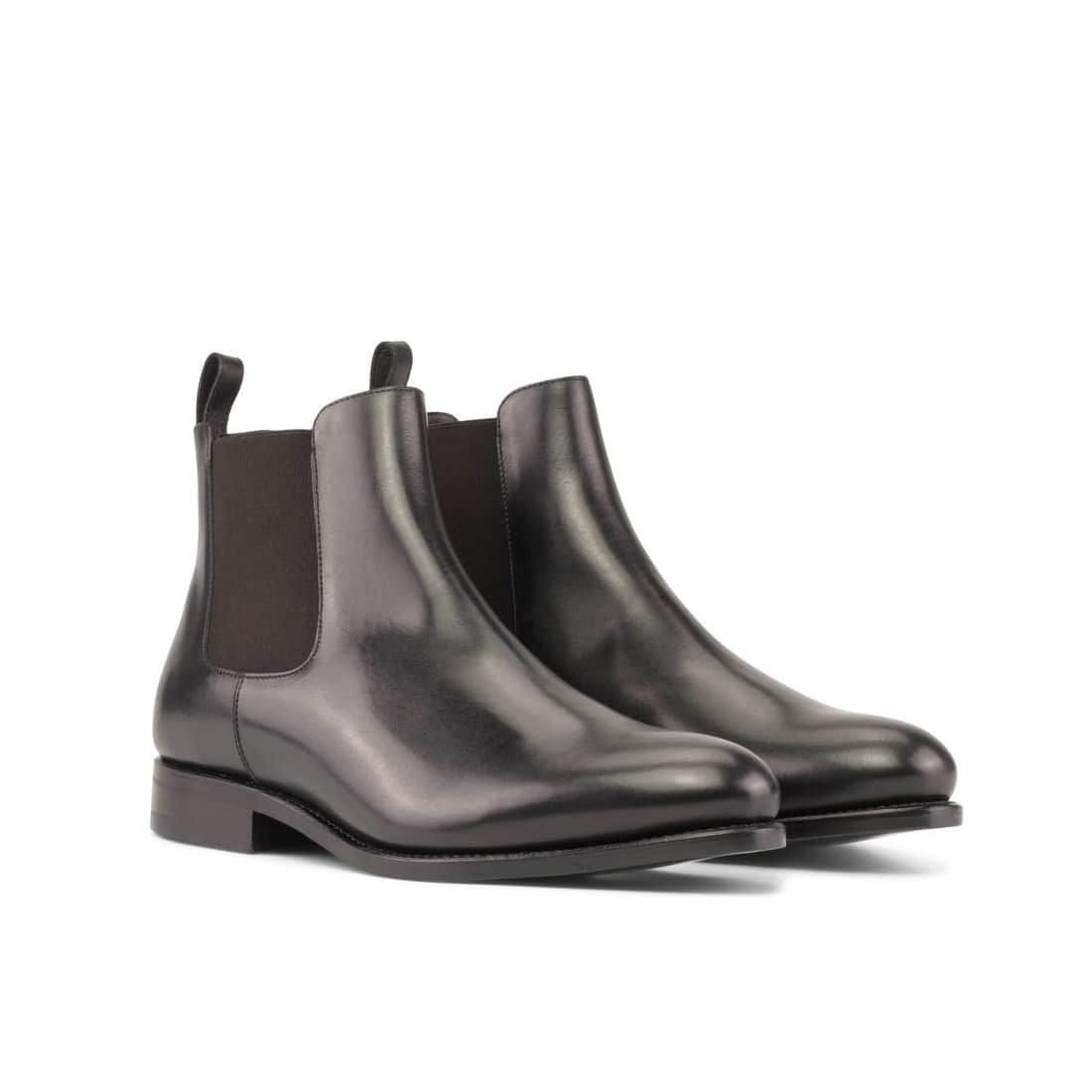 Cheslea Boots en cuir noir