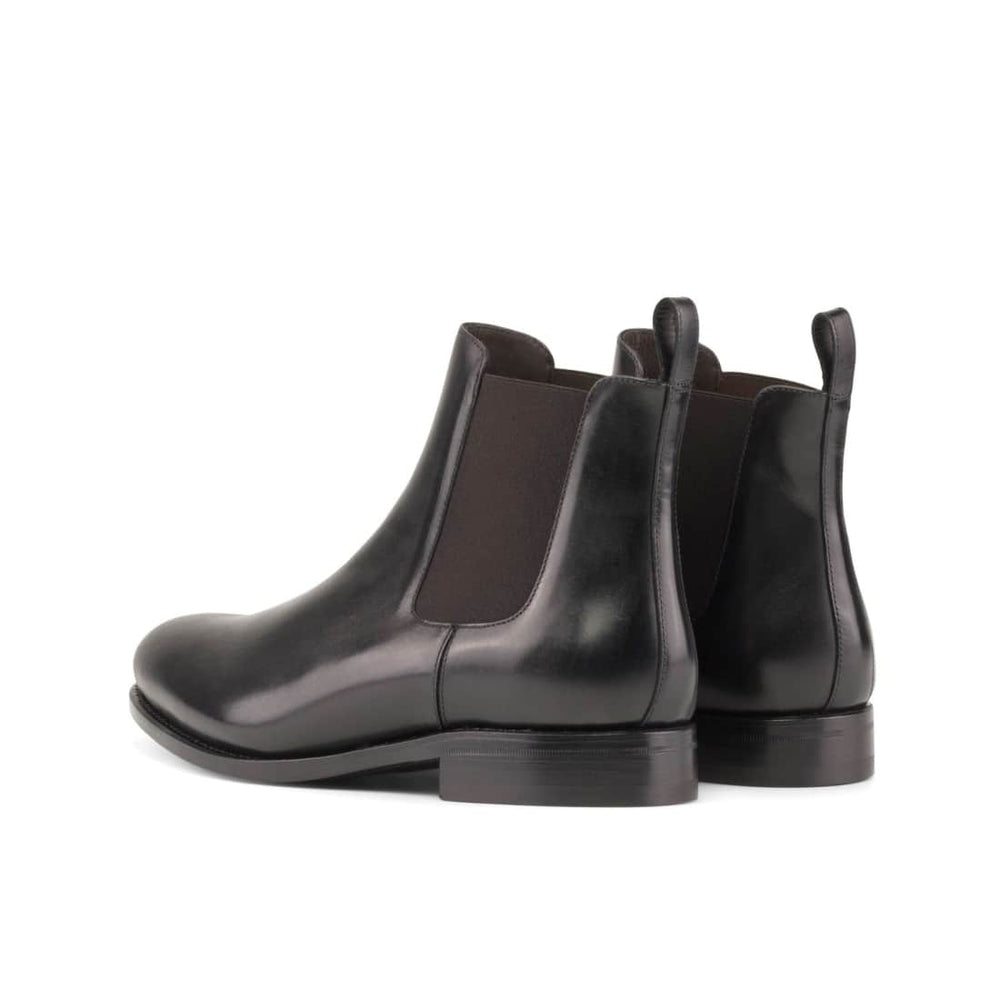 Cheslea Boots en cuir noir – vue 3