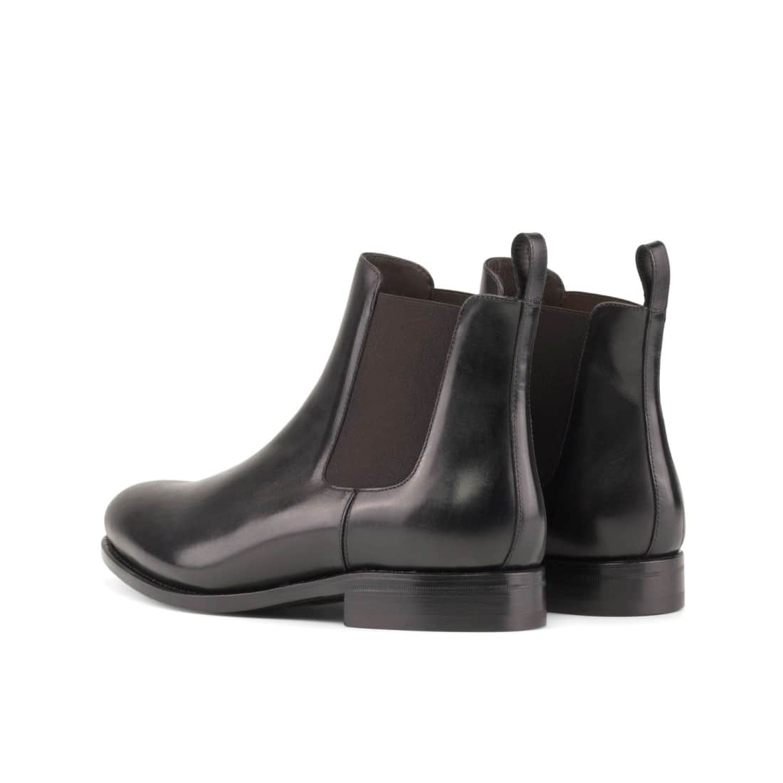 Cheslea Boots en cuir noir – vue 3