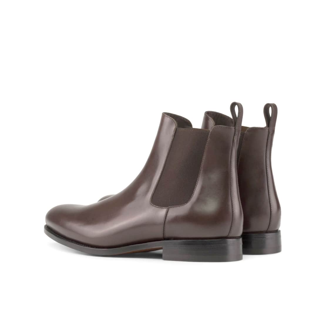 Cheslea Boots en cuir marron foncé – vue 3