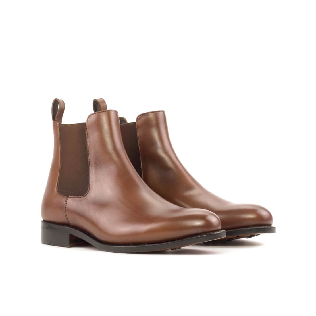 Cheslea Boots en cuir marron moyen - Chaussures