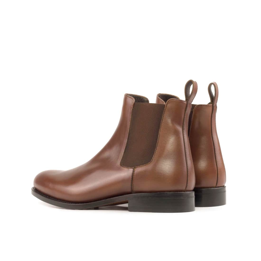 Cheslea Boots en cuir marron moyen – vue 3