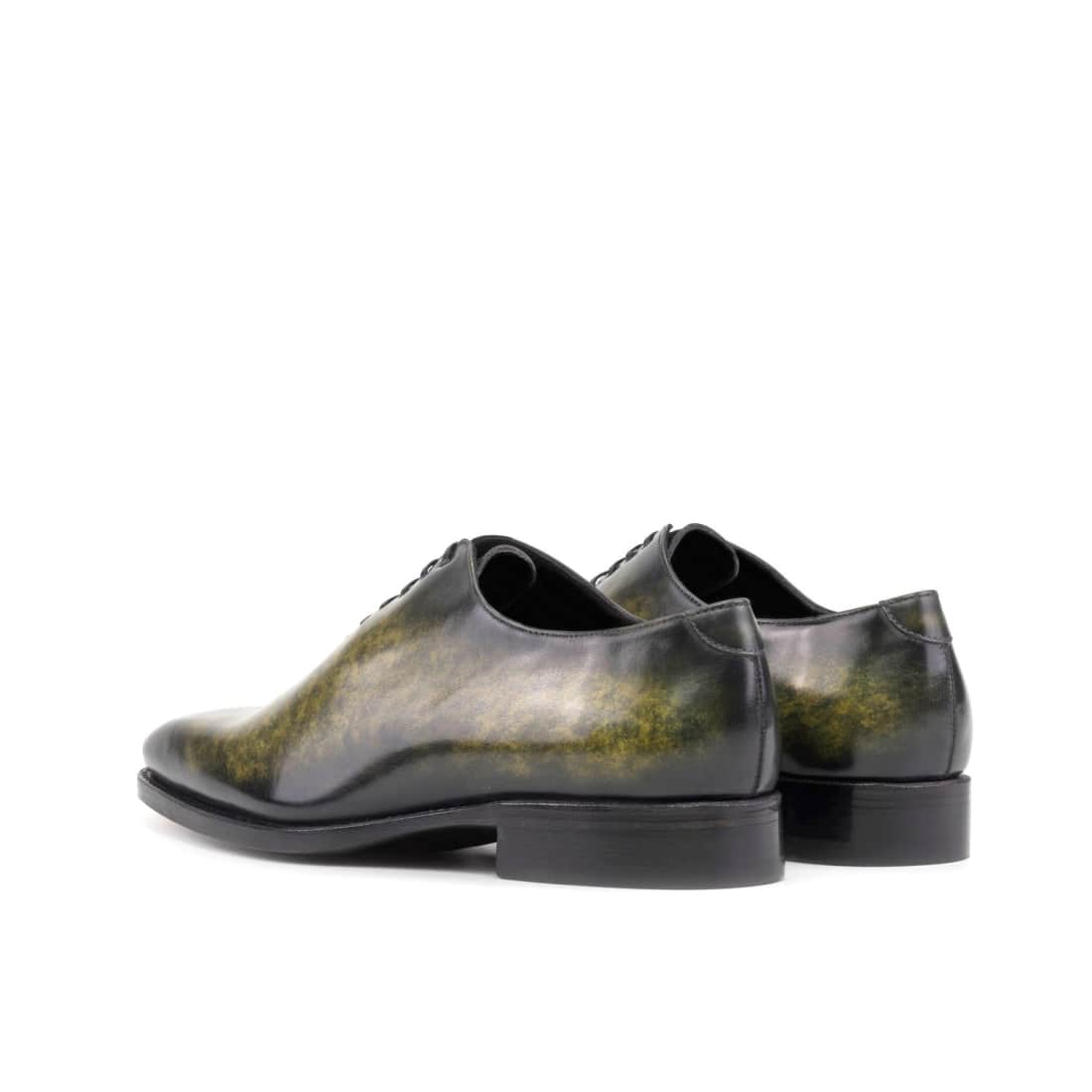 One Cut en cuir patiné kaki – vue 3