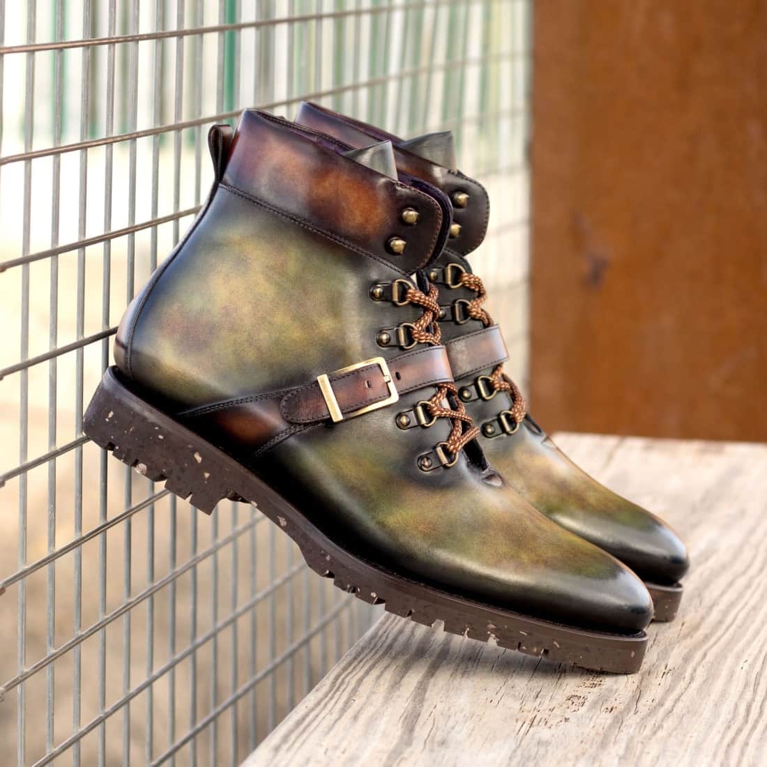 Bottes homme cuir imperméable randonnée élégante Bottes homme cuir imperméable randonnée élégante
