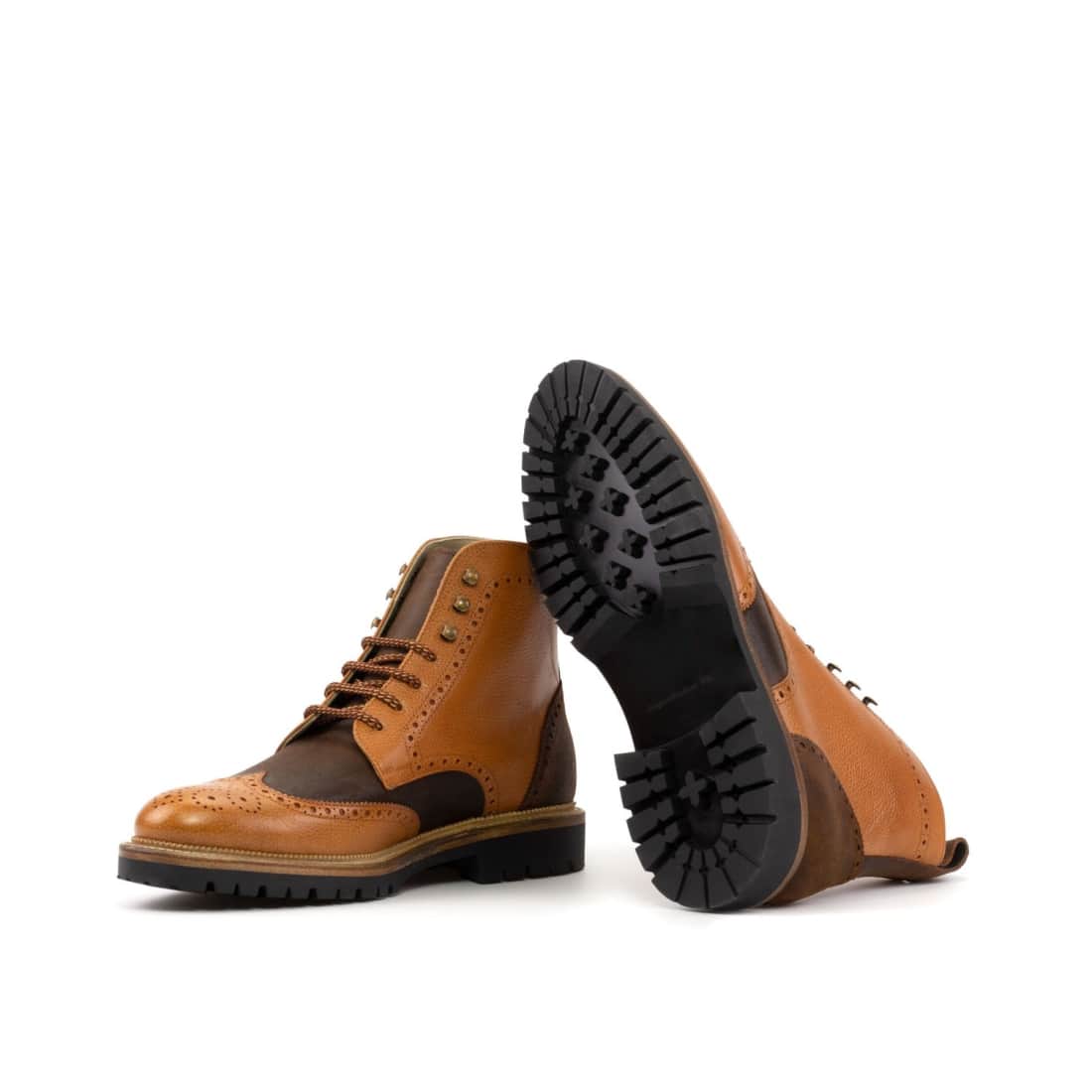 Comment porter des bottes brogue en daim marron foncé (28 tenues et Comment porter des bottes brogue en daim marron foncé (28 tenues et