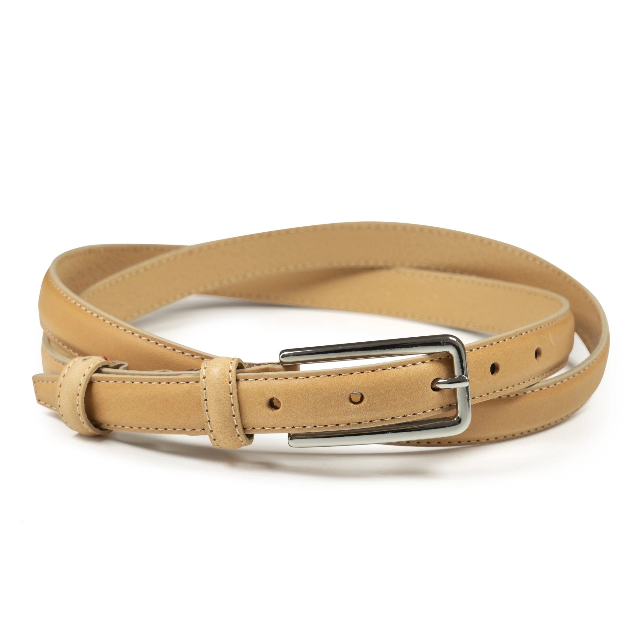 Ceinture femme cuir naturel fine 20 mm Norbert Bottier Accessoires Norbert Bottier