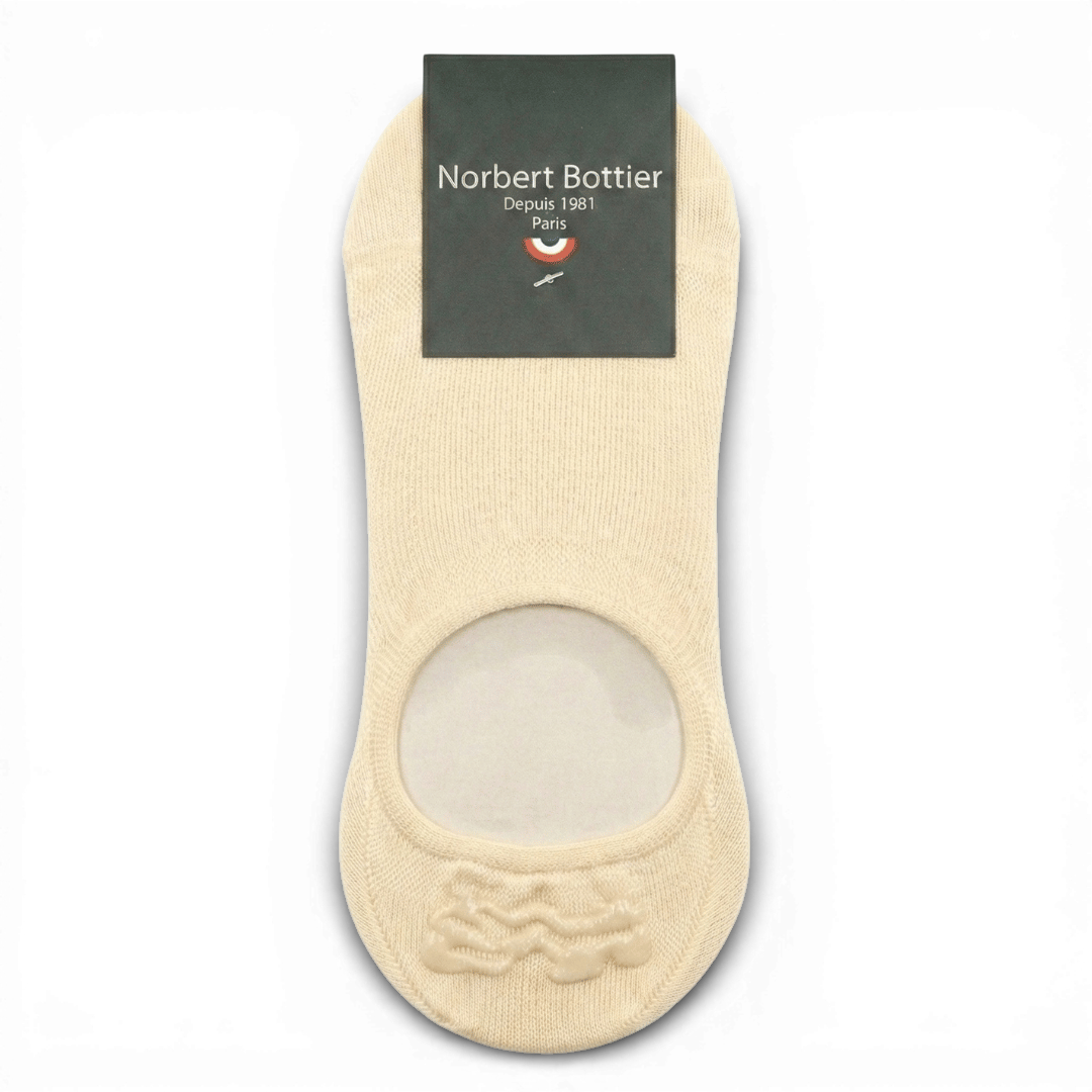 Chaussettes invisibles beige homme
