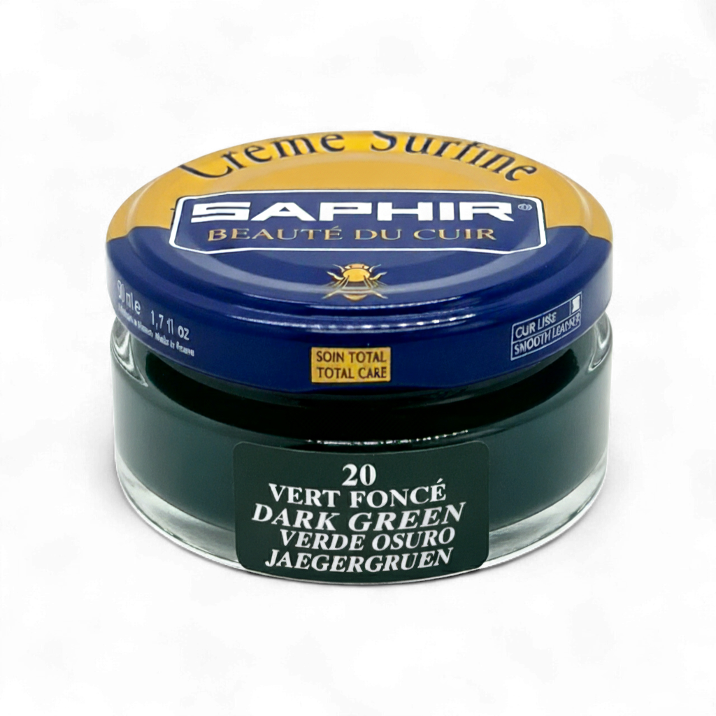 Cirage Crème Surfine Vert Foncé - Saphir