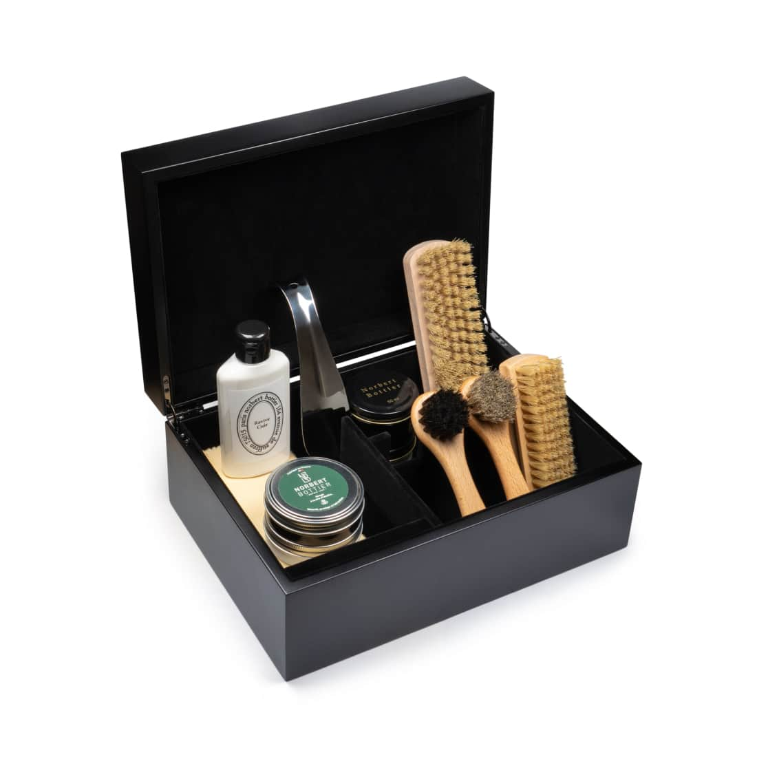 Coffret Cirage Bois - Le Poker - Garni Complet - Accessoires