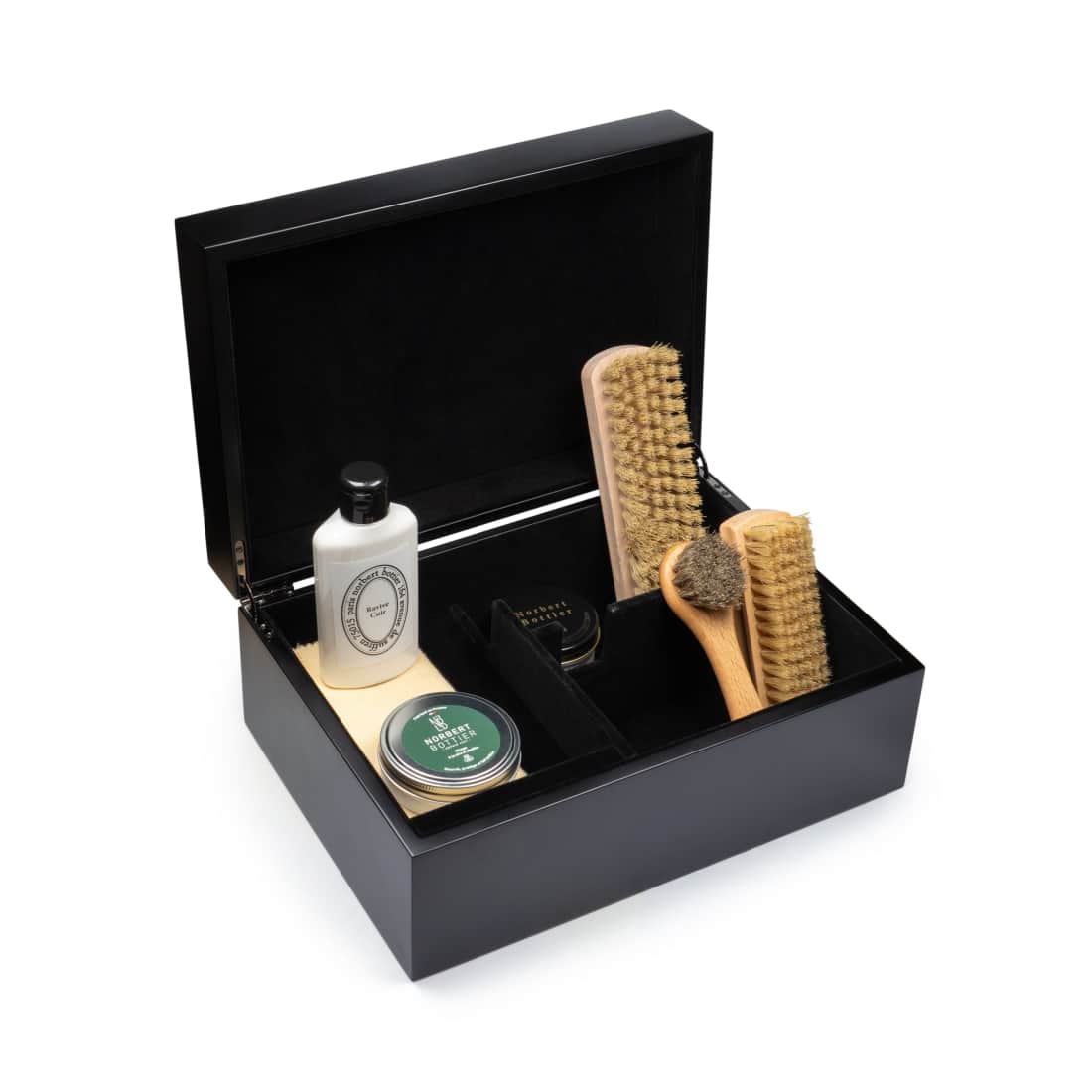 Coffret Cirage Bois - Le Premium - Garni Essentiels