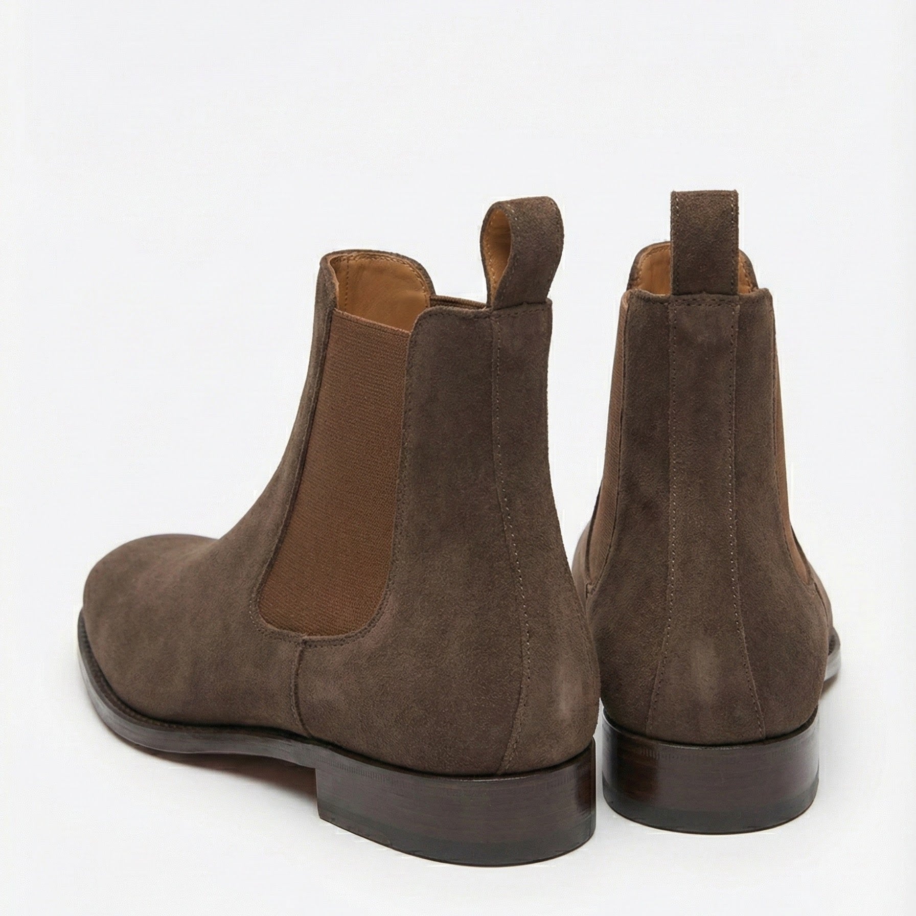 Chelsea Boots Daim Marron