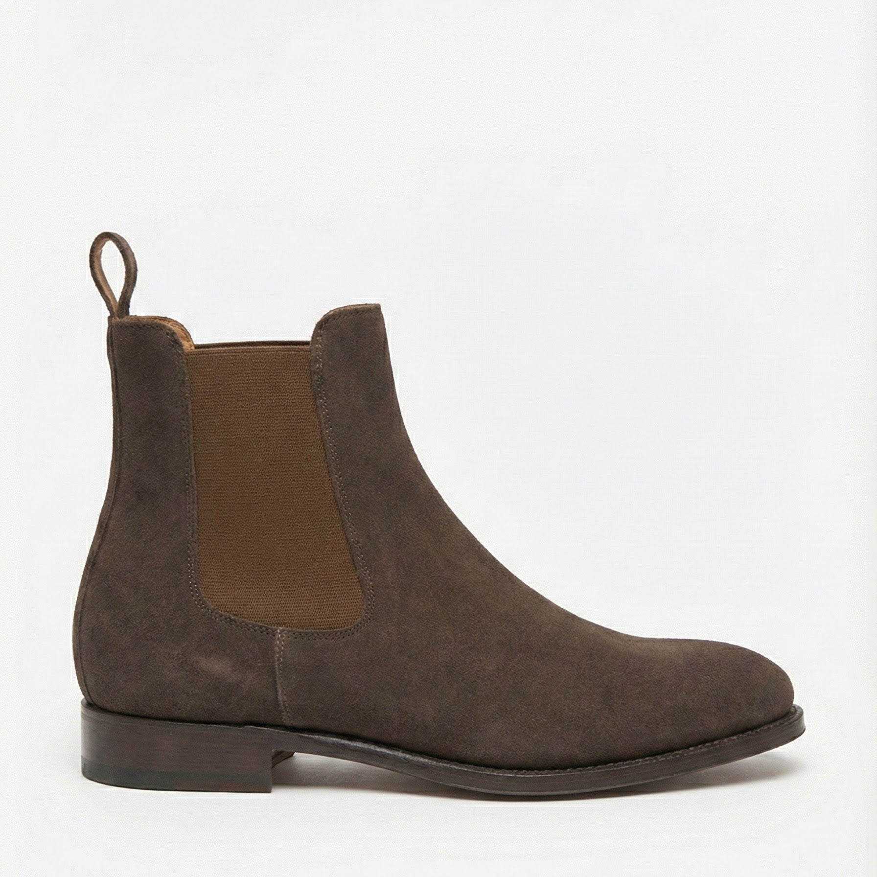 Chelsea Boots Daim Marron